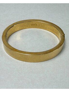 Park Lane Gold Tone Chunky Necklace Classic Elegant Style Hinged Minimalist Sz7"